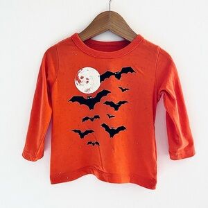 $5 💥NEW OshKosh 🎃 Halloween Fun T-Shirt, Bats & Full Moon on Spooky Night!